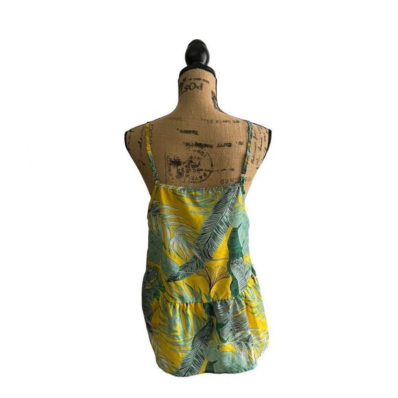 SHEIN Green Tropical Print Cami Top Size XL 10 359 - Picture 4 of 7